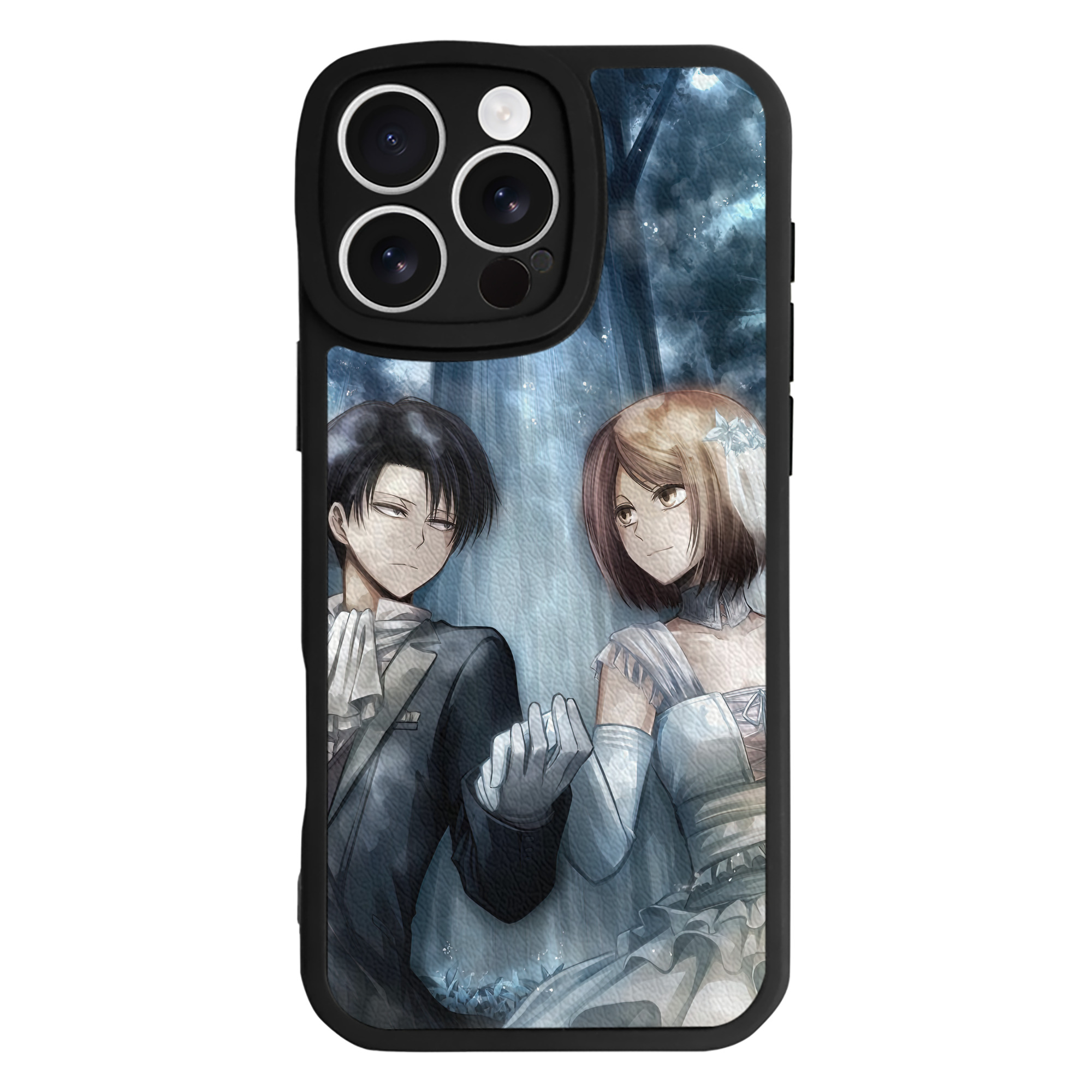 （画像用） 進撃の巨人 Attack on Titan 【iPhone 16シリーズ対応】シリコンスマホケース（レザー調） 材質：シリコン